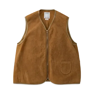 visvim TANA VEST IT (FR VEG.LB) "Lt.Brown"