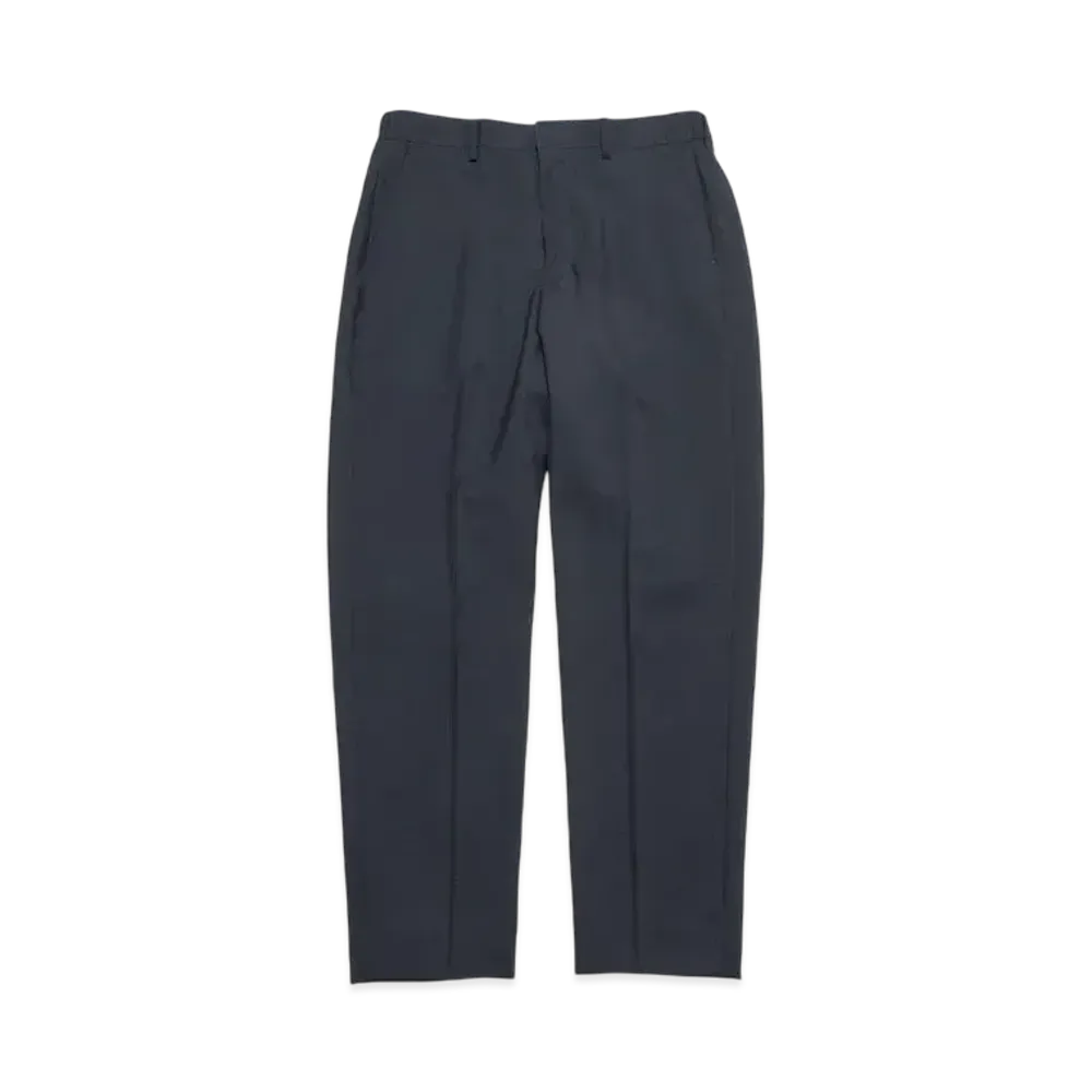 SOPHNET. Summer Merino Wool Tapered Easy Slacks "Navy"
