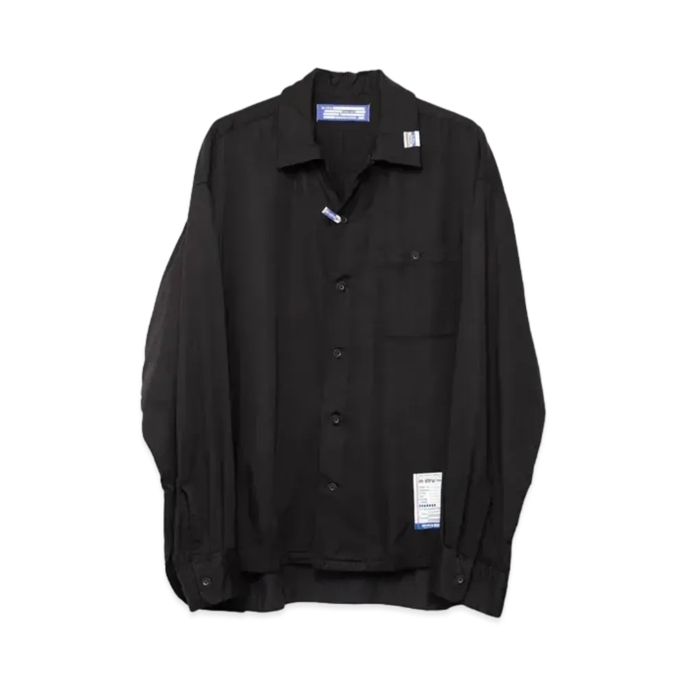 Maison MIHARA YASUHIRO Satin Shirt "Black"
