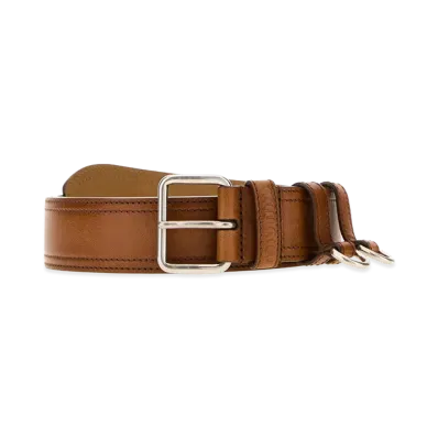 MIU MIU Women's Caramel Leather Belt "Brown"