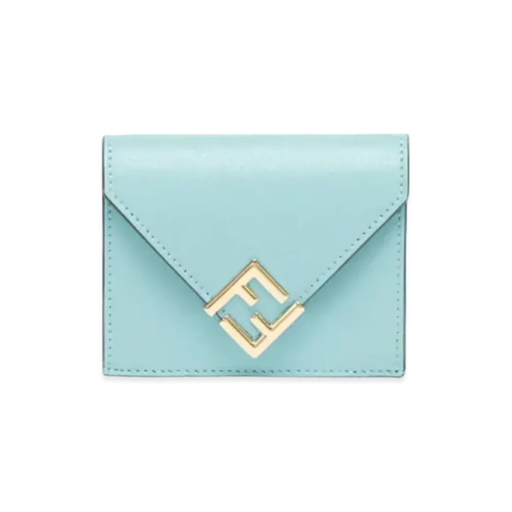 FENDI FF Diamonds Wallet "Light Blue"