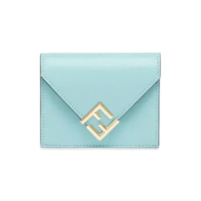 FENDI FF Diamonds Wallet "Light Blue"