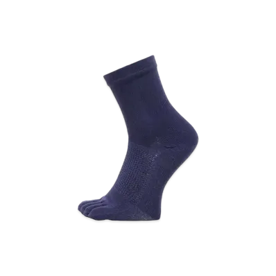 Goldwin Paper Fiber 5 Finger Quarter Socks (C3 Fit / Unisex) "Navy"
