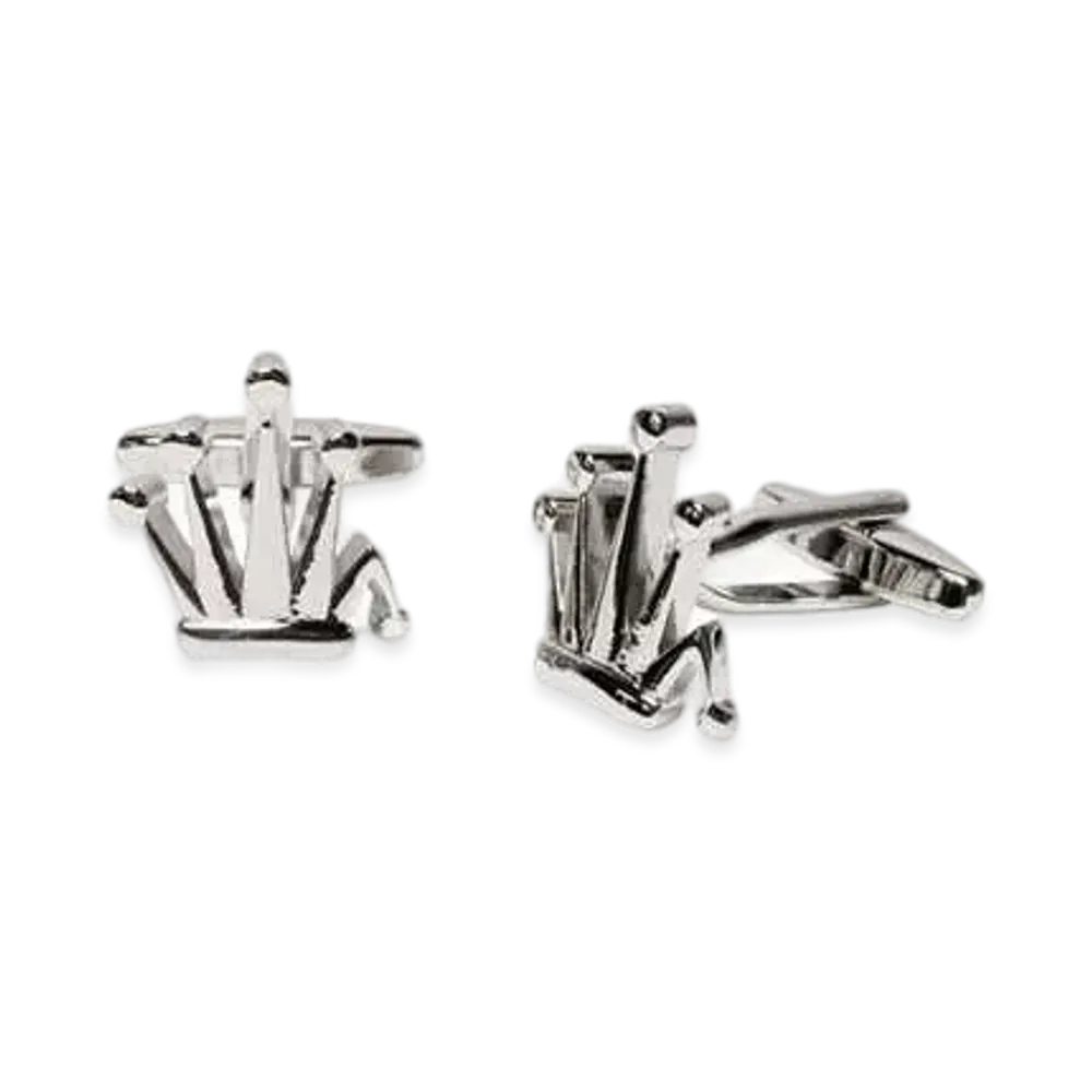Stussy CROWN CUFF LINKS "Silver"