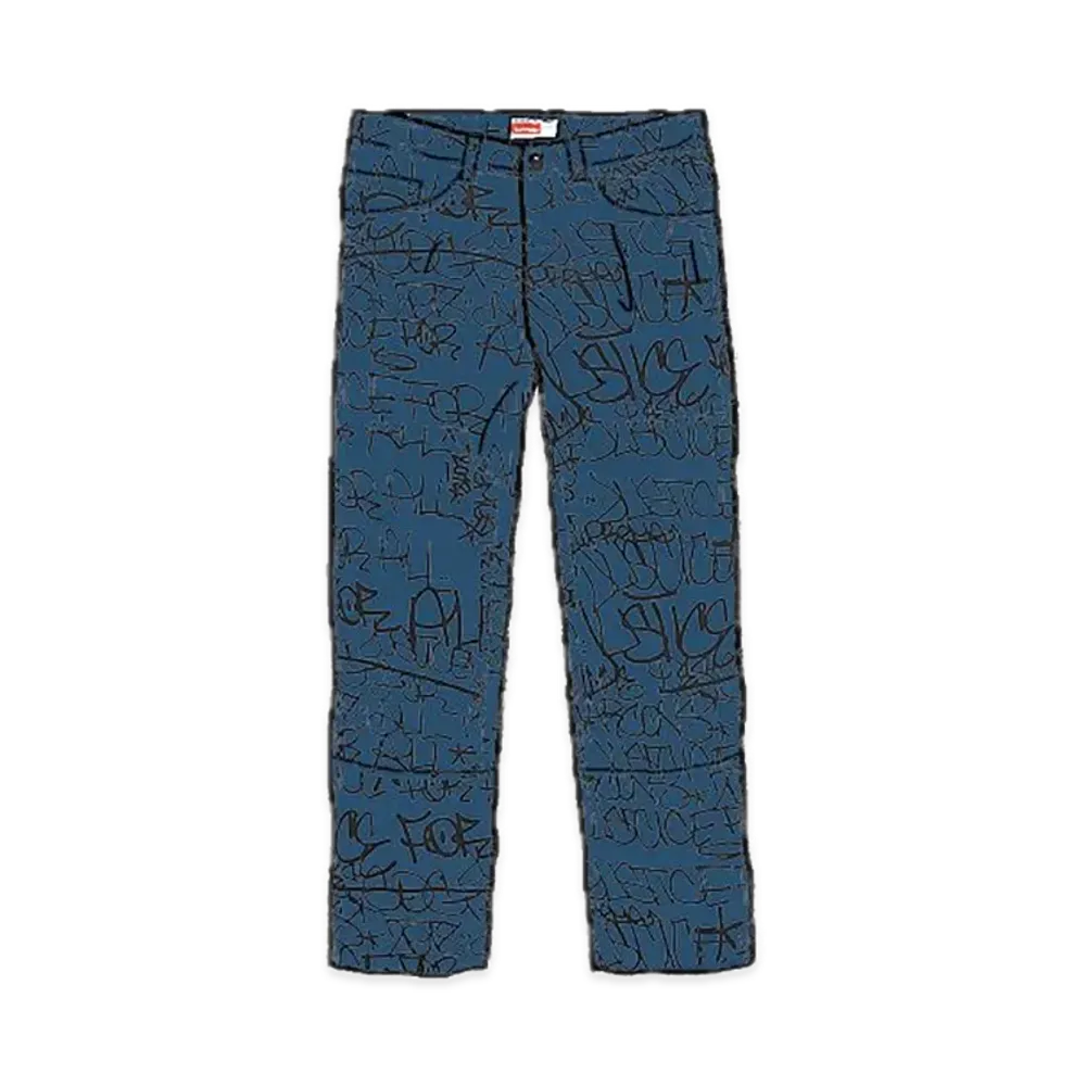 Supreme x COMME des GARCONS SHIRT Canvas Painter Pant "navy"