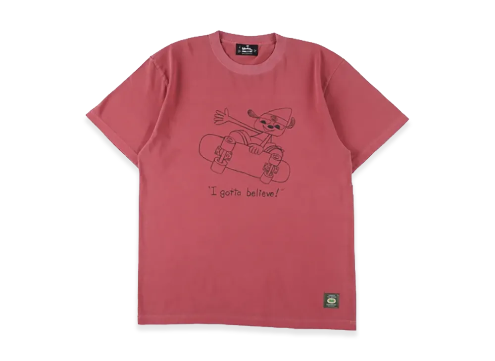 WIND AND SEA x Parappa The Rapper Parappa Pensil Art Tee "Red"