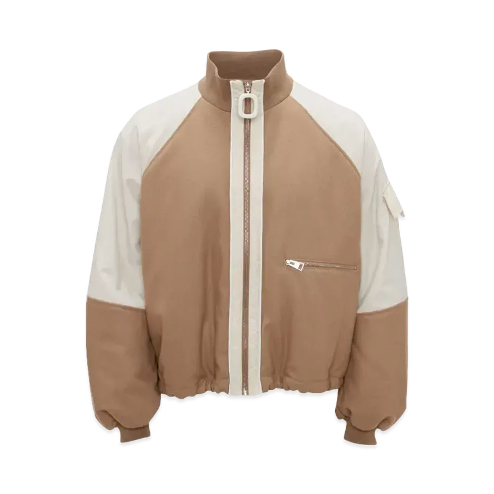 JW ANDERSON Colour Block Track Top "Beige"