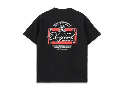 X-Girl Women's Face Red Label S/S Tee "Black"