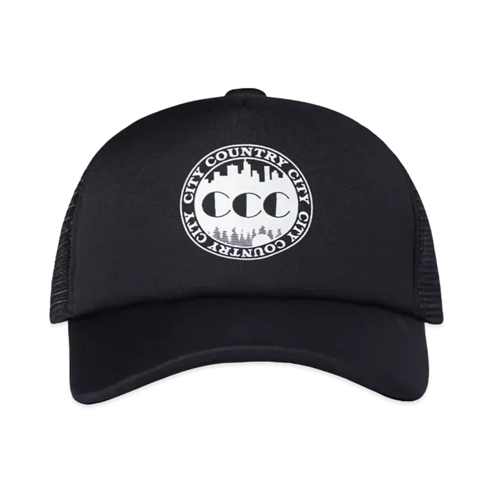 CITY COUNTRY CITY MESH CAP "BLACKxBLACK"