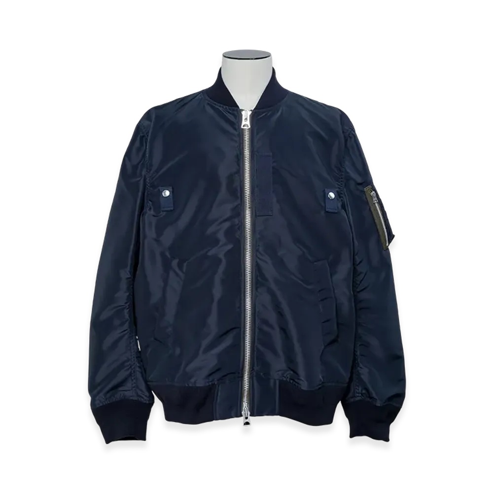 sacai Nylon Twill Blouson "Navy"