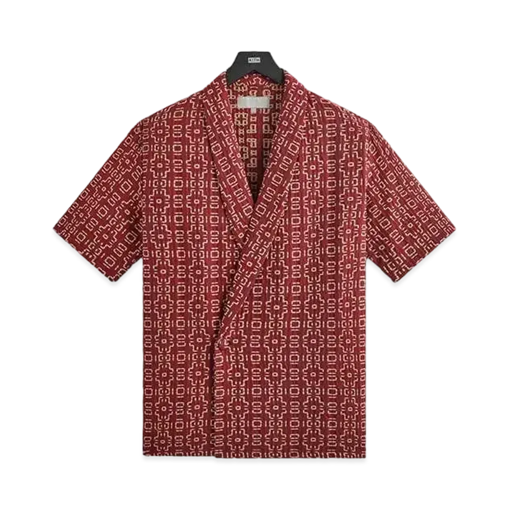 Kith Textured Stitch Thompson Crossover Shirt "Bitters"