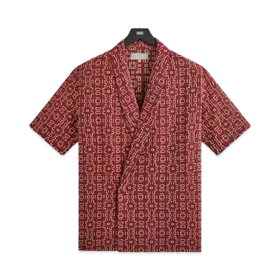 Kith Textured Stitch Thompson Crossover Shirt "Bitters"