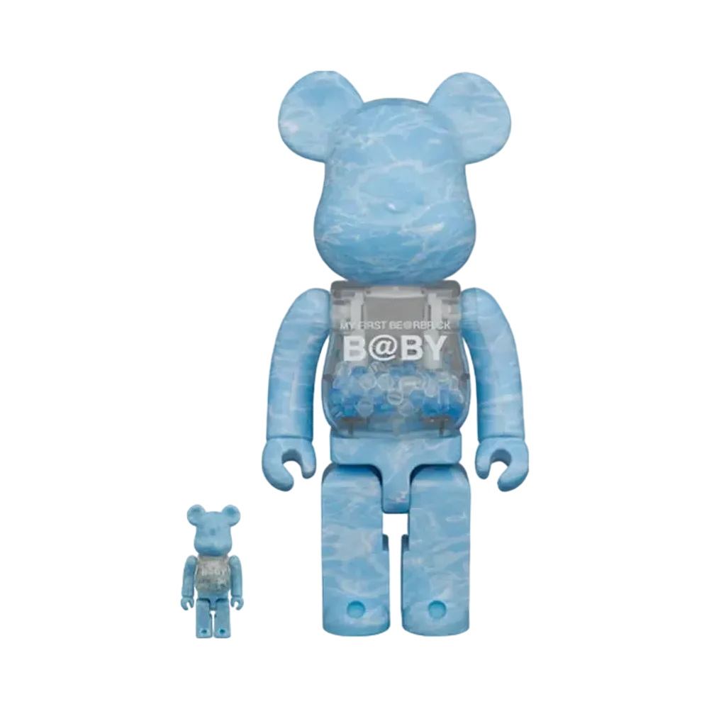 Bearbrick MY FIRST B@ BY WATER CREST Ver. 100% & 400%