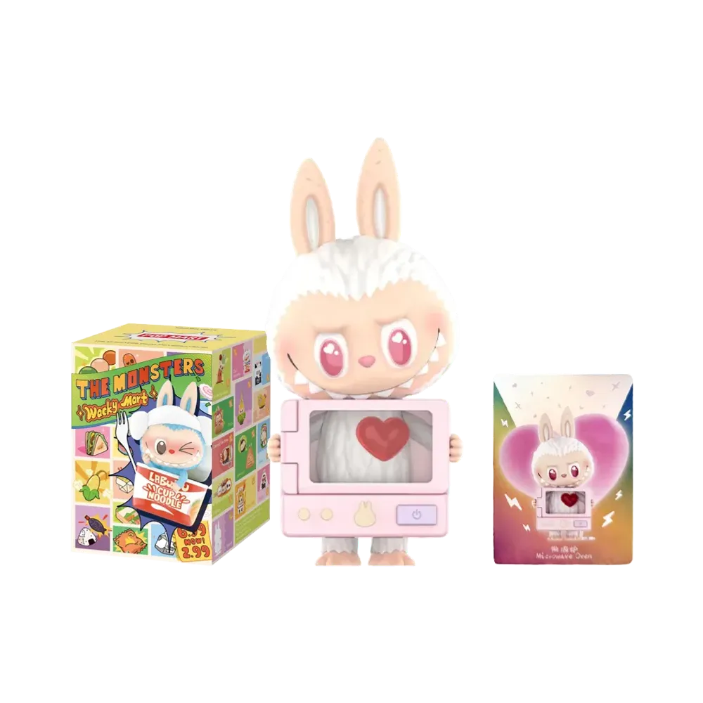 POP MART THE MONSTERS (LABUBU) Wacky Mart Series Figures Microwave Oven (Secret)