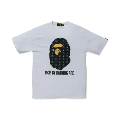 A BATHING APE / MCM By Bathing Tee "Black"