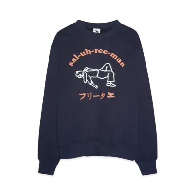FREETER Saluhreeman crewneck "NAVY"
