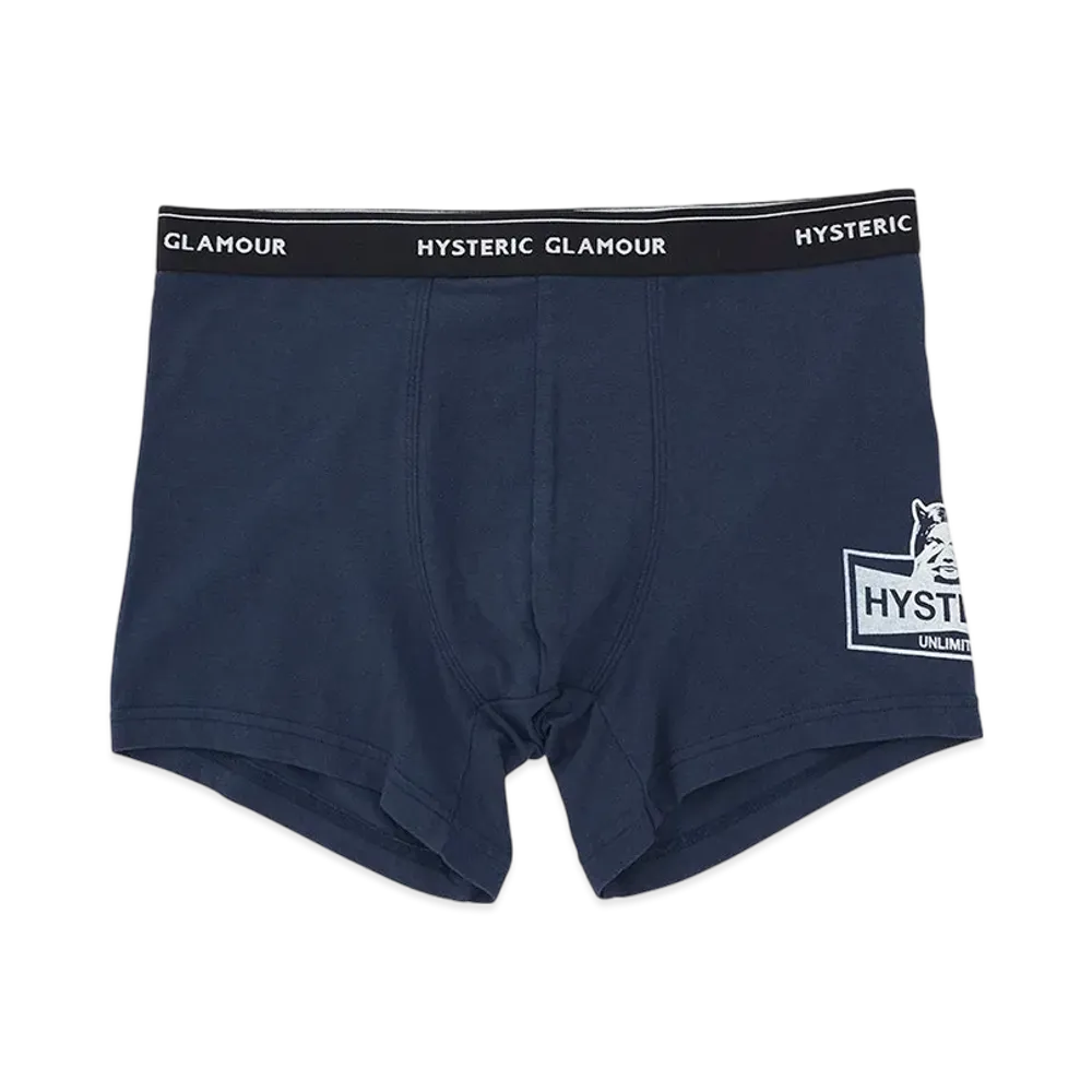 HYSTERIC GLAMOUR Hysteric Unlimited Boxer Briefs "Navy"