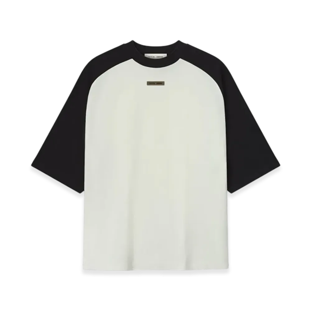 FEAR OF GOD ESSENTIALS Baseball Tee "Ivory Body Black"
