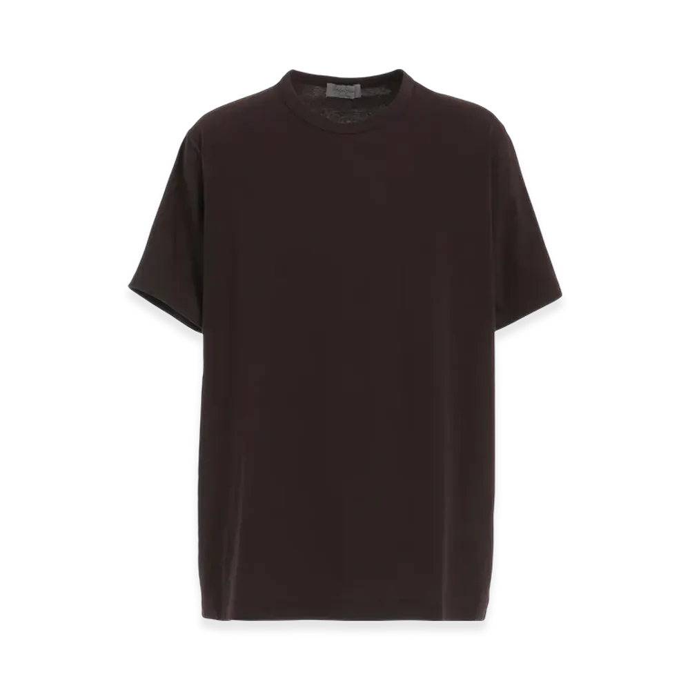 Yohji Yamamoto POUR HOMME Ultima Jersey Round Neck Short Sleeve "Charcoal"