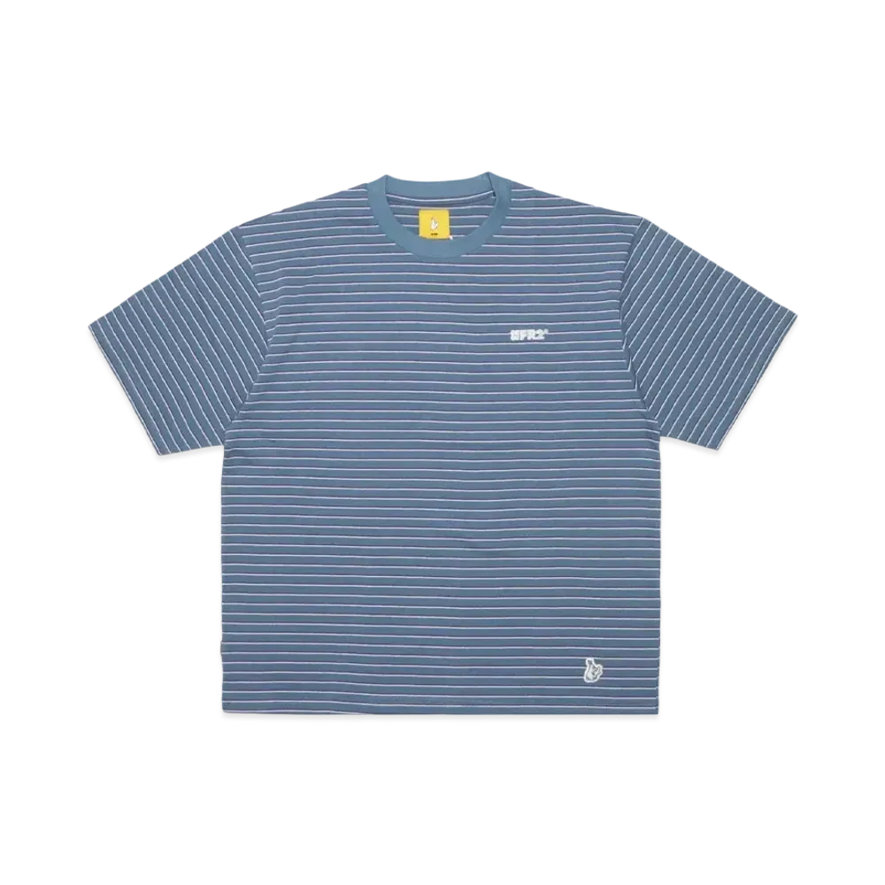 FR2 Mulch Stripe T-shirt "Sax Blue"