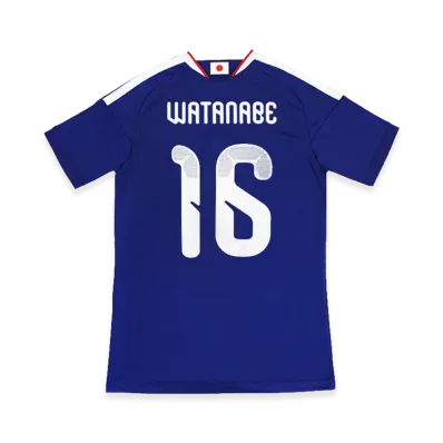 adidas Soccer Japan 2026 Home Replica Jersey #16 Tsuyoshi Watanabe "Japan Blue/Ash Blue"