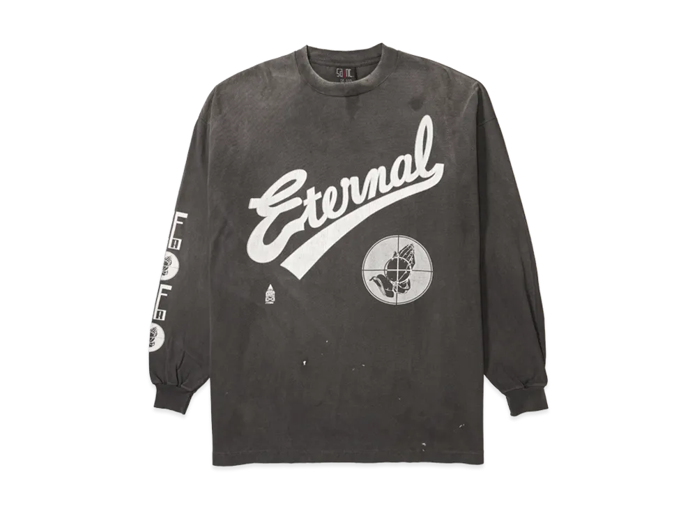SAINT Mxxxxxx x FEAR OF GOD LS Tee "Black" SM-HR8-0000-C02