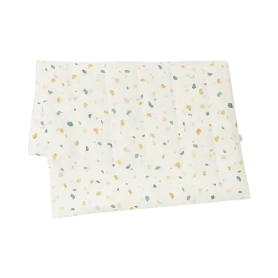 GELATO PIQUE Sleep Terrazzo Pattern Antibacterial Treatment Cool Touch Sensation Soft Reversible Blanket "Off White"