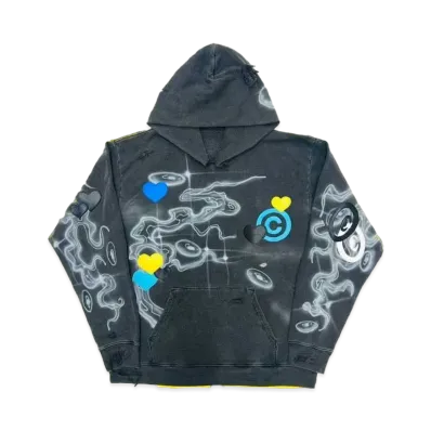 COIN PARKING DELIVERY Pine Tree Pattern Hoodie #3 "Black"