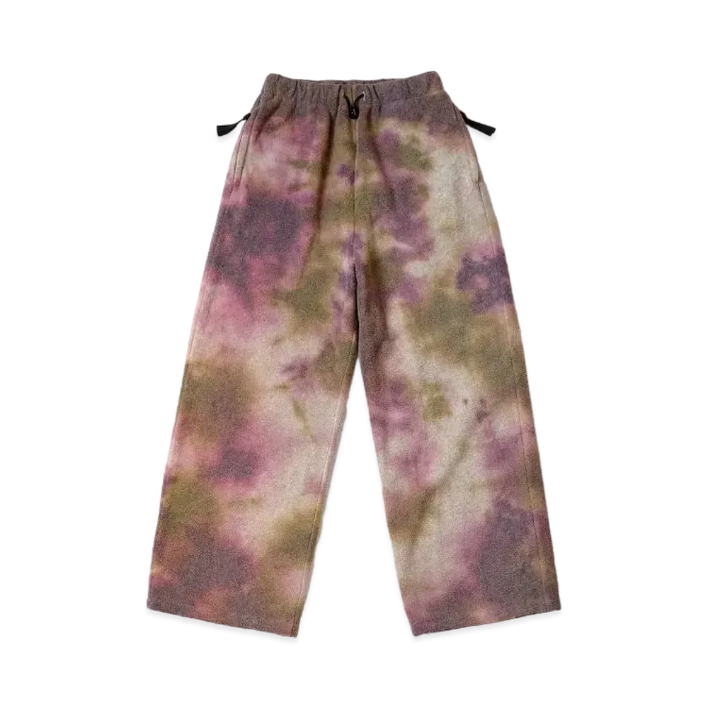 KAPITAL Ripstop Tie Dye Easy Pants "Purple Khaki"