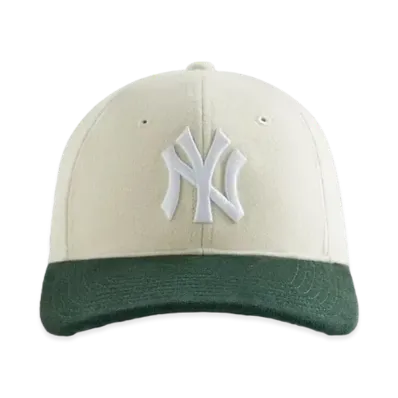 Kith & '47 for New York Yankees Unstructured Wool Fitted With Suede Brim "Sandrift"