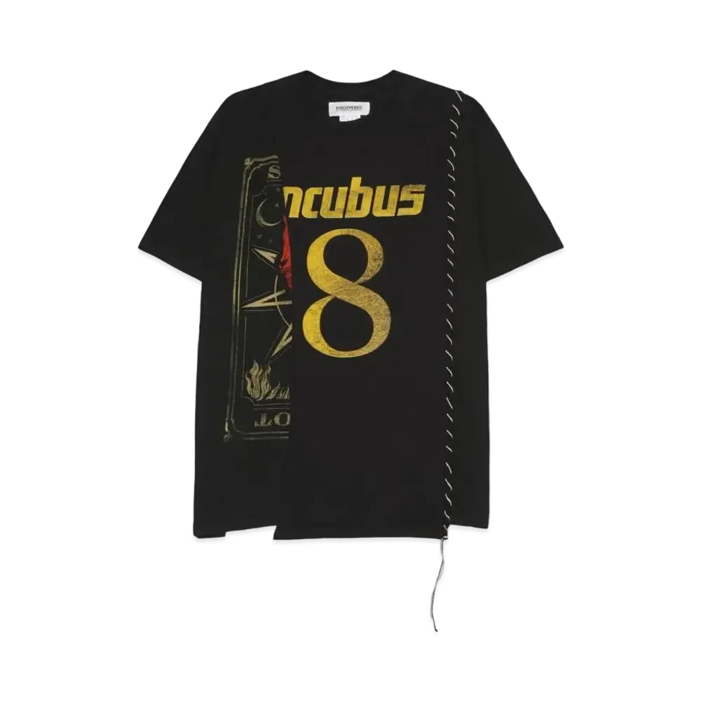 DISCOVERED I Black & WhiteStitch Band Tee HYPE DROP Exclusive "BLACK"