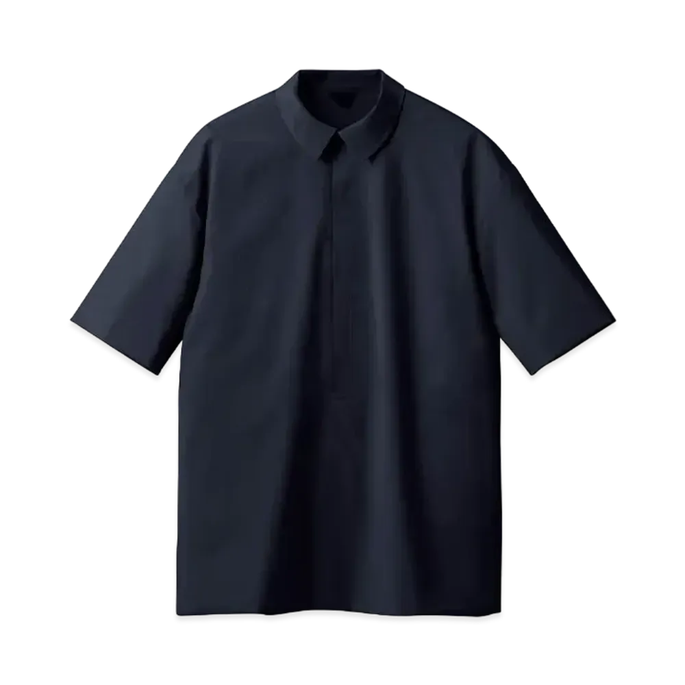 DESCENTE ALLTERRAIN Double Tailoring H/S Pullover Shirt "Navy"