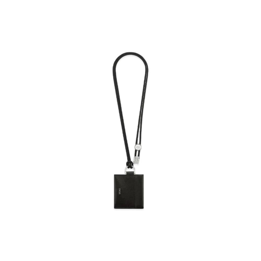 Dior D-Touch Coin Case Grainded Calfskin "Black"