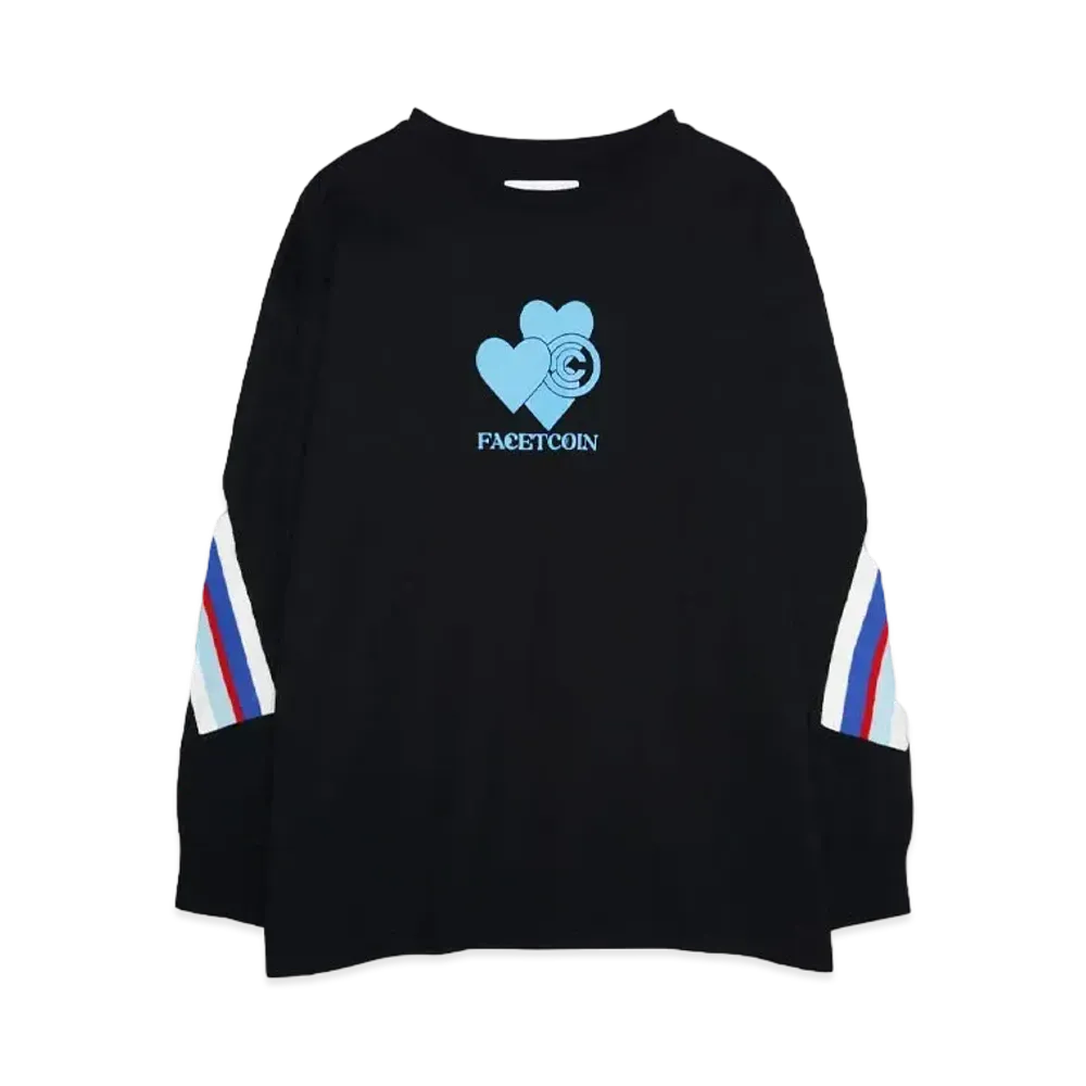 FACETASM x CPD RIB LONG TEE "BLACK"