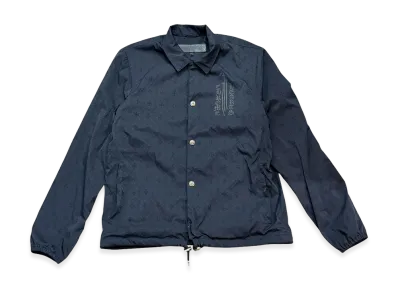 Chrome Hearts Riggins FBRC CH Plus Cross Button Nylon Coach Jacket "Black"