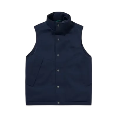 LACOSTE Water Resistant And Breathable Pique Down Vest "Navy"