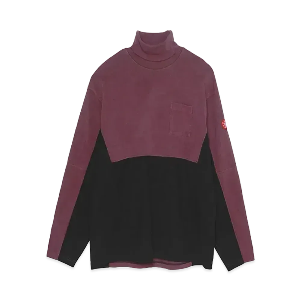 Cav Empt (C.E) OVERDYE TURTLE NECK LONG SLEEVE T "Red"