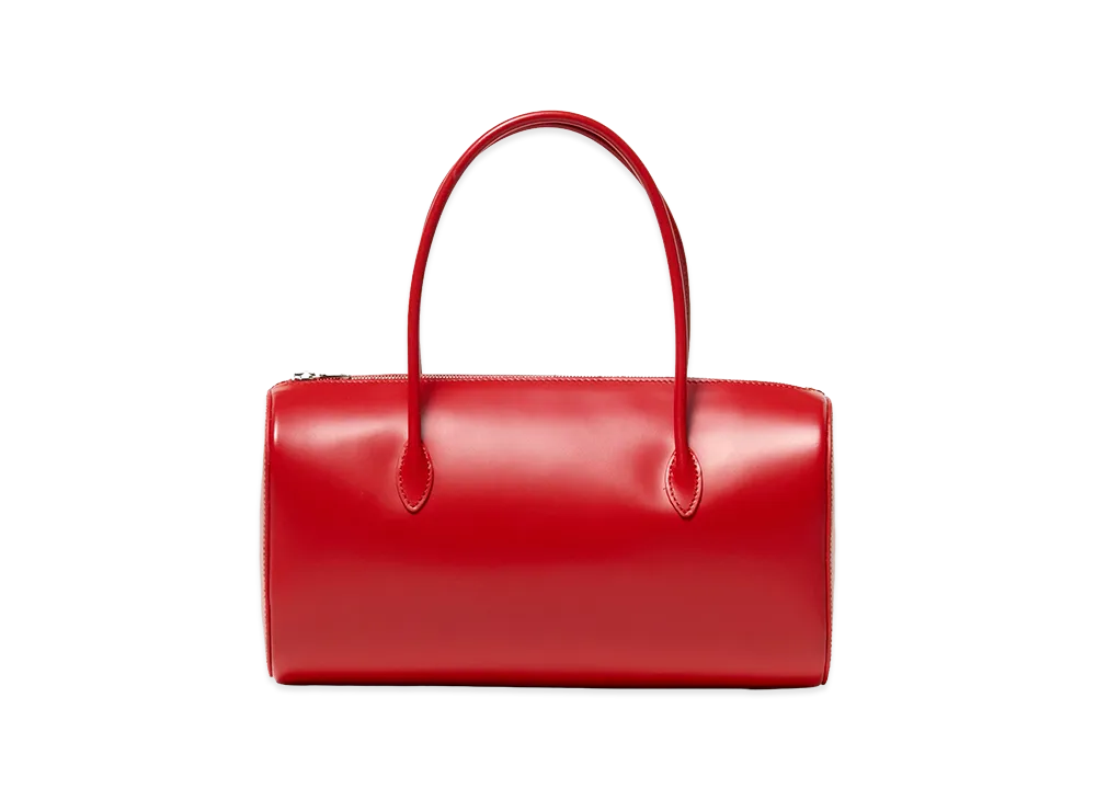 AURALEE Leather Boston Bag Made By Aeta "Red"