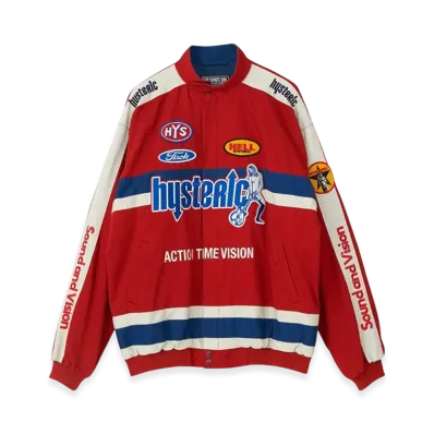 HYSTERIC GLAMOUR Hystric Racing Pit Crew Jacket "Red"