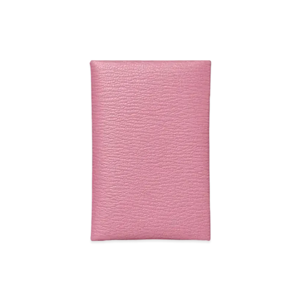 Hermes Calvi Card Holder "Mauve Sylvestre"