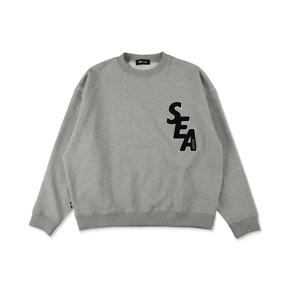 WIND AND SEA Sea Patch Crew Neck Sweat "Gray"
