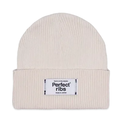 Perfect ribs Rib Beanie Cap "Oatmeal"