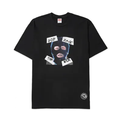 Supreme God Save Us Tee "Black"