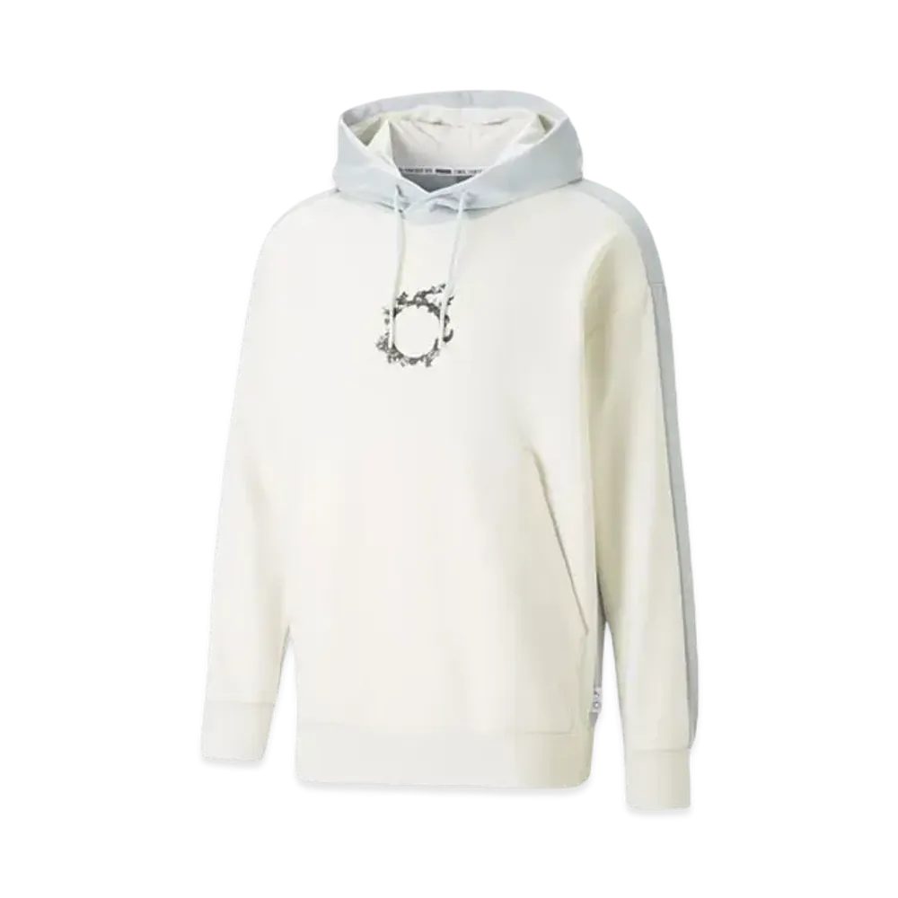 PUMA x FINAL FANTASY XIV Unisex Esports Icon Hoodie "Whisper White Platinum Gray"