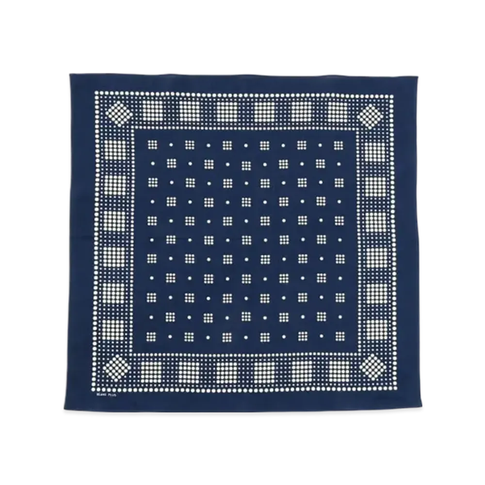 BEAMS Bandana Discharge Printing "DotBig"