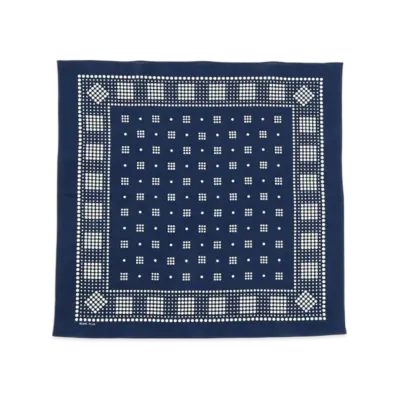 BEAMS Bandana Discharge Printing "DotBig"