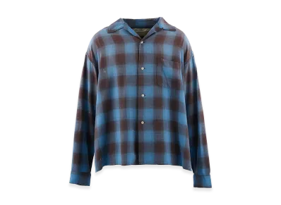SAINT Mxxxxxx Rayon Shirt Check "Blue"