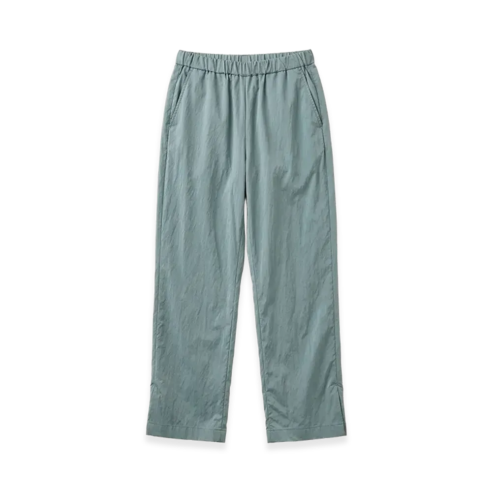 08sircus Women's Milling Satin Slit Pants "Blue"