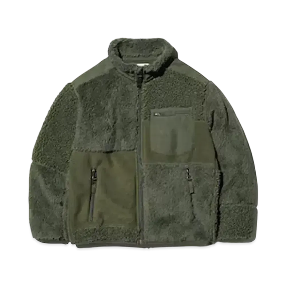 Uniqlo x Engineered Garments Kids Combination Fleece Jacket "Olive"