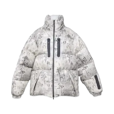 Dior x PETER DOIG Down Jacket "Gray"